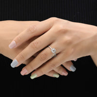 Cushion Lab-Diamond Halo Ring - Ring