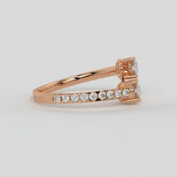 Toi et Moi Oval Engagement Ring - Ring