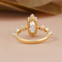 Marquise Engagement Ring With Side Stones – 2.60 CT - Ring