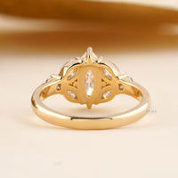 Marquise Diamond Engagement Ring | Lab Diamond Ring - Ring
