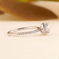 Cushion Lab-Diamond Halo Ring - Ring
