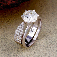Solitaire Stackable Set – Lab Grown Diamond Bridal Rings - Ring