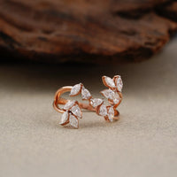 Pear & Marquise Diamond Open Ring - Ring