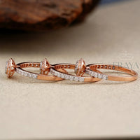 Trio Stackable Rings – Lab Grown Diamond Ring - Ring