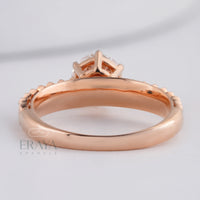 Solitaire 1ct Ring with Lab Diamond - Ring