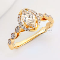 Marquise Cut Lab-Grown Diamond Ring - Ring