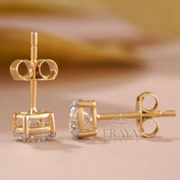 Classic Round Studs with Lab-Grown Diamond -