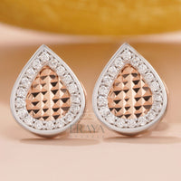 Teardrop Pendant & Earring Set with LG Diamond Jewelry for Women -