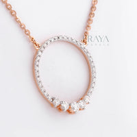Minimalist Eternity Circle Pendant -
