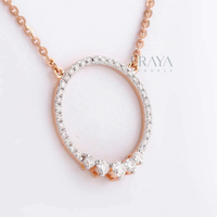 Minimalist Eternity Circle Pendant -