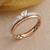 Elegant Pear Shaped Engagement Ring - Ring