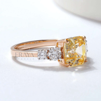 Emerald Cut Diamond Engagement Ring - Ring
