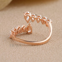 Unique Pear Shaped Diamond Ring - Ring