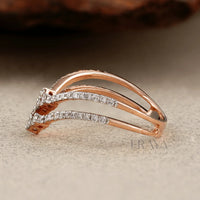 Bridal Split Band – Lab Diamond Ring - Ring