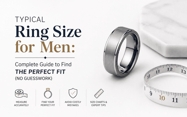 Typical Ring Size for Men: Complete Guide to Find the Perfect Fit (No Guesswork)