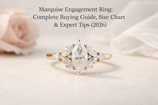 MARQUISE ENGAGEMENT RING: COMPLETE BUYING GUIDE, SIZE CHART  EXPERT TIPS