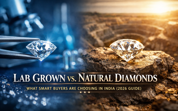 Lab Grown vs Natural Diamonds: What Smart Buyers Are Choosing in India (2026 Guide)