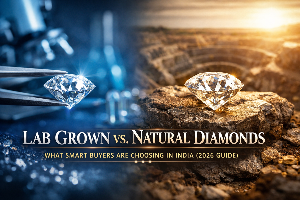Lab Grown vs Natural Diamonds: What Smart Buyers Are Choosing in India (2026 Guide)