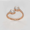 Toi et Moi Oval Engagement Ring - Ring