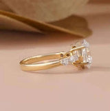 Oval Diamond Engagement Ring | 3.25 CT Lab Diamond erayasparkle