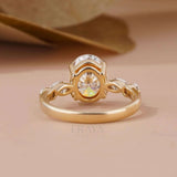 Oval Diamond Engagement Ring | 3.25 CT Lab Diamond erayasparkle