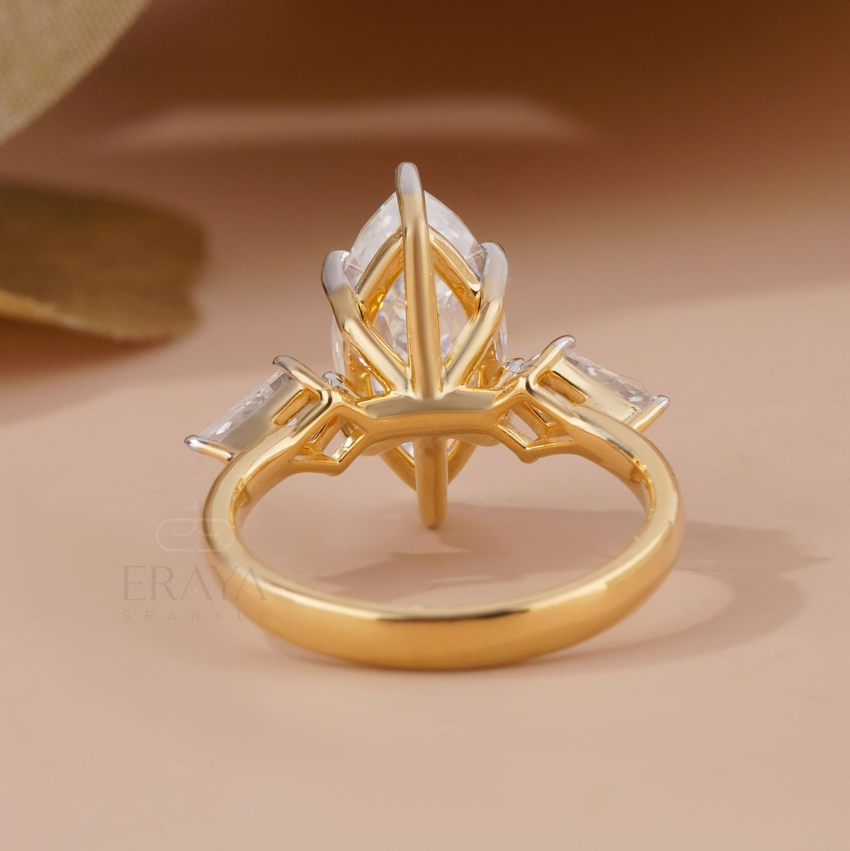 Lab Grown Marquise Diamond Engagement ring