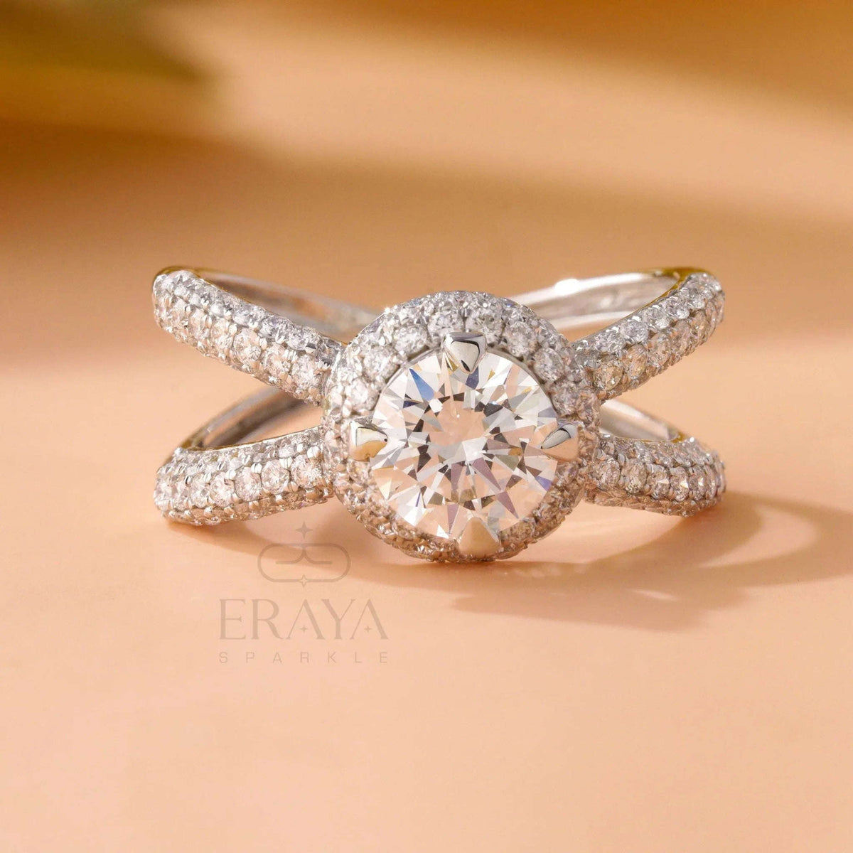 Solitaire Bridal Set – Lab-Created Diamond Ring