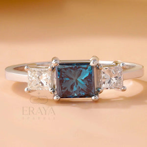 Blue Princess Ring – LG Diamond Ring - Ring