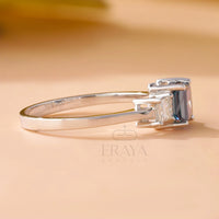 Blue Princess Ring – LG Diamond Ring - Ring