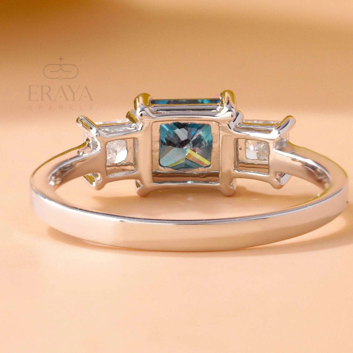 Blue Princess Ring – LG  Diamond Ring
