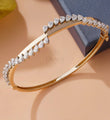 Pear Cut Gold Bracelet with Diamond Bracelate - Ring