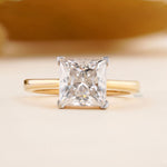 Princess Cut Solitaire Engagement Ring | 2.85 CT Diamond - Ring