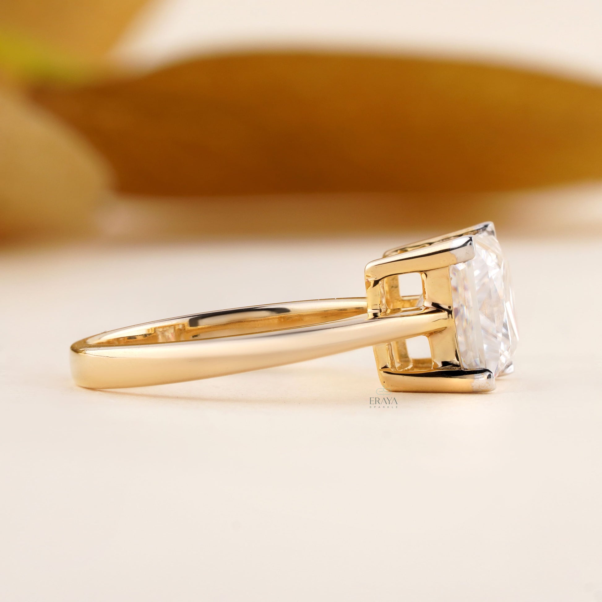 Princess Cut Solitaire Engagement Ring | 2.85 CT Diamond - Ring