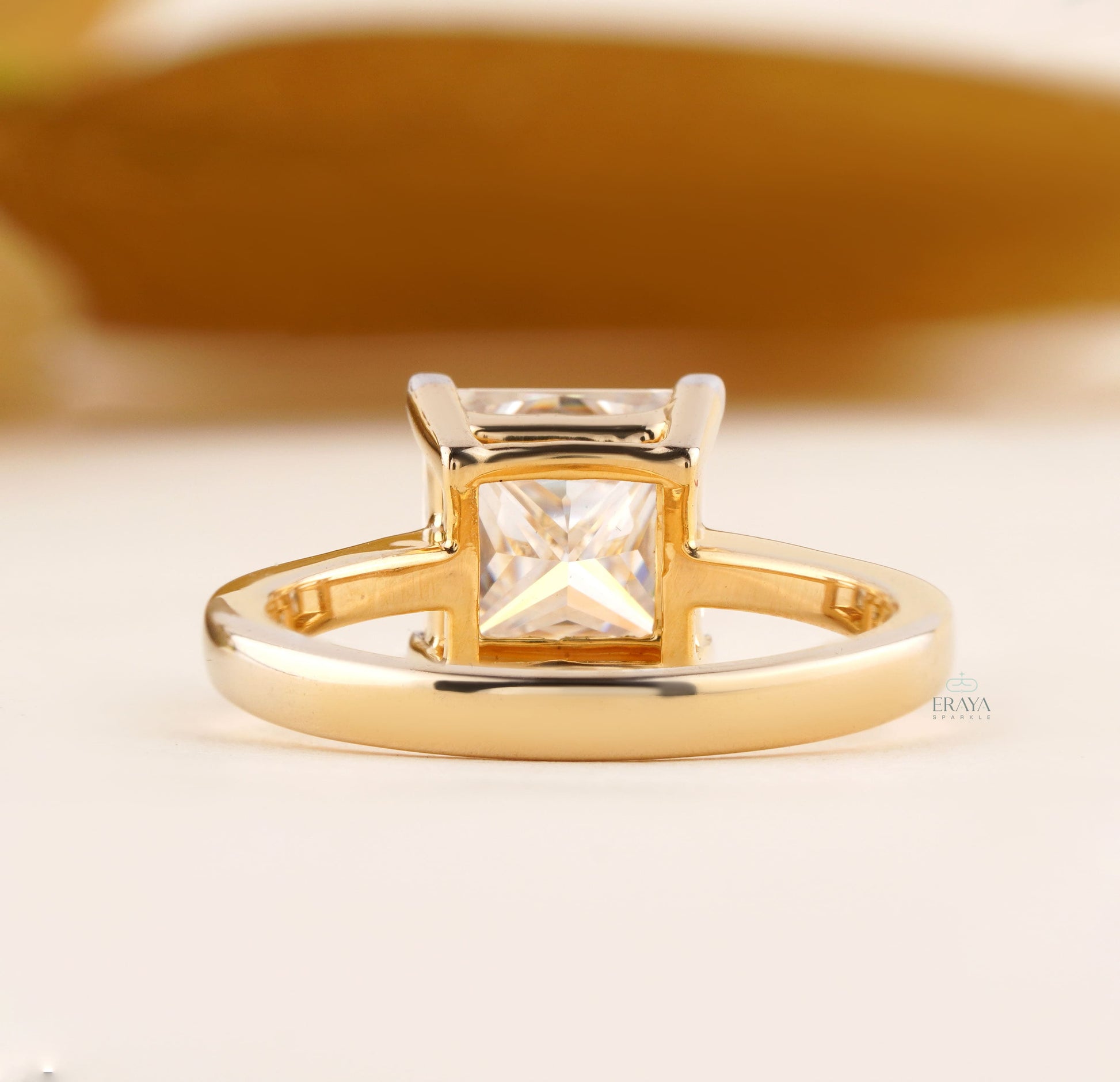 Princess Cut Solitaire Engagement Ring | 2.85 CT Diamond - Ring