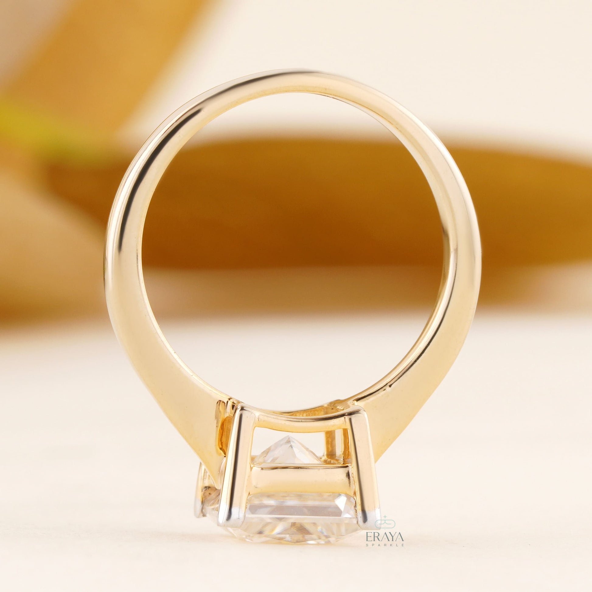 Princess Cut Solitaire Engagement Ring | 2.85 CT Diamond - Ring