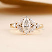 Marquise Diamond Engagement Ring | Lab Diamond Ring - Ring