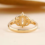 Marquise Diamond Engagement Ring | Lab Diamond Ring - Ring