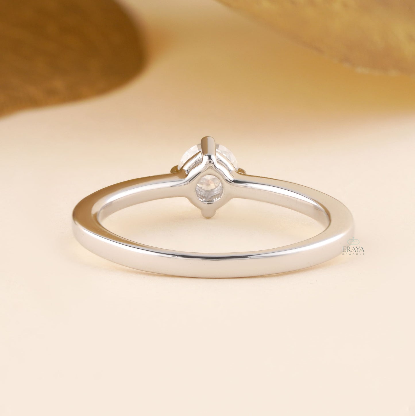 Solitaire Ring with Lab Grown Diamond - Ring