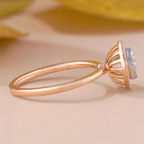 Floral Cluster Halo – Lab Grown Ring - Ring