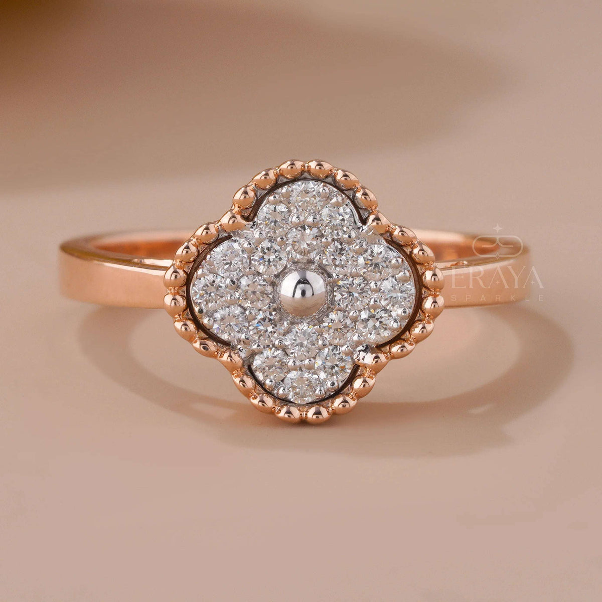 Clover Promise Ring – LG Diamond Ring