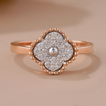 Clover Promise Ring – LG Diamond - erayasparkle