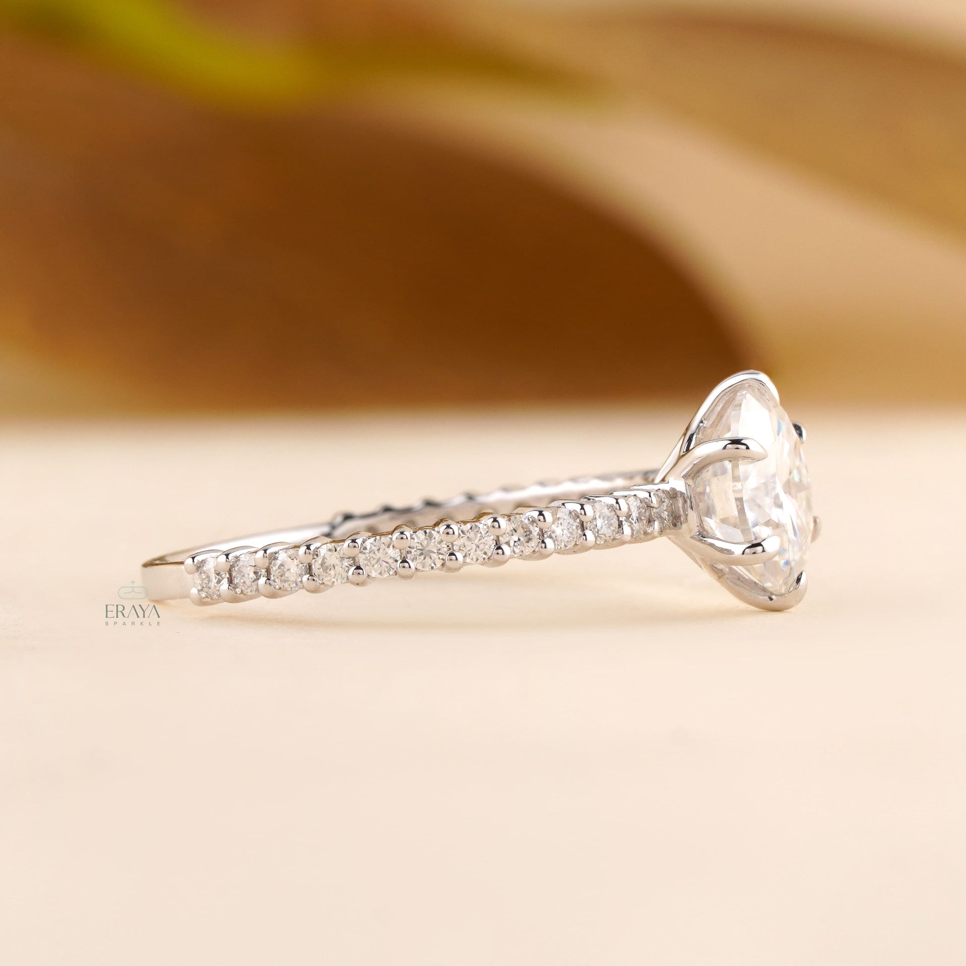 Solitaire Diamond Ring – 1.29 CT Round Lab Diamond - Ring