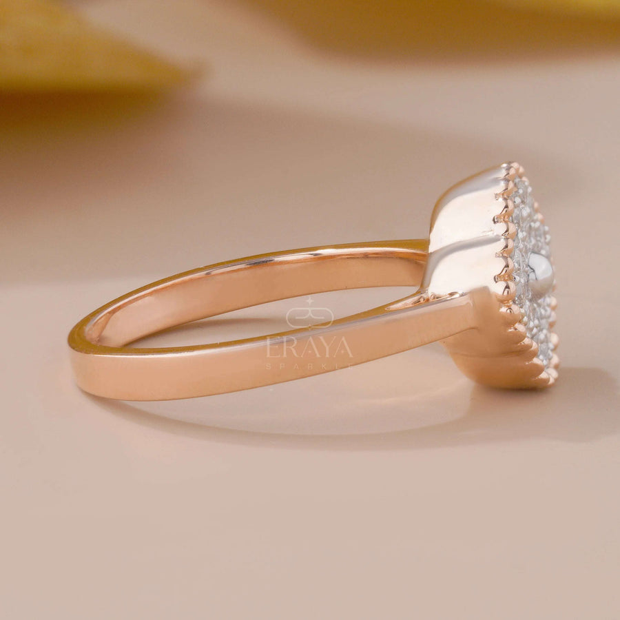 Clover Promise Ring – LG Diamond - Ring