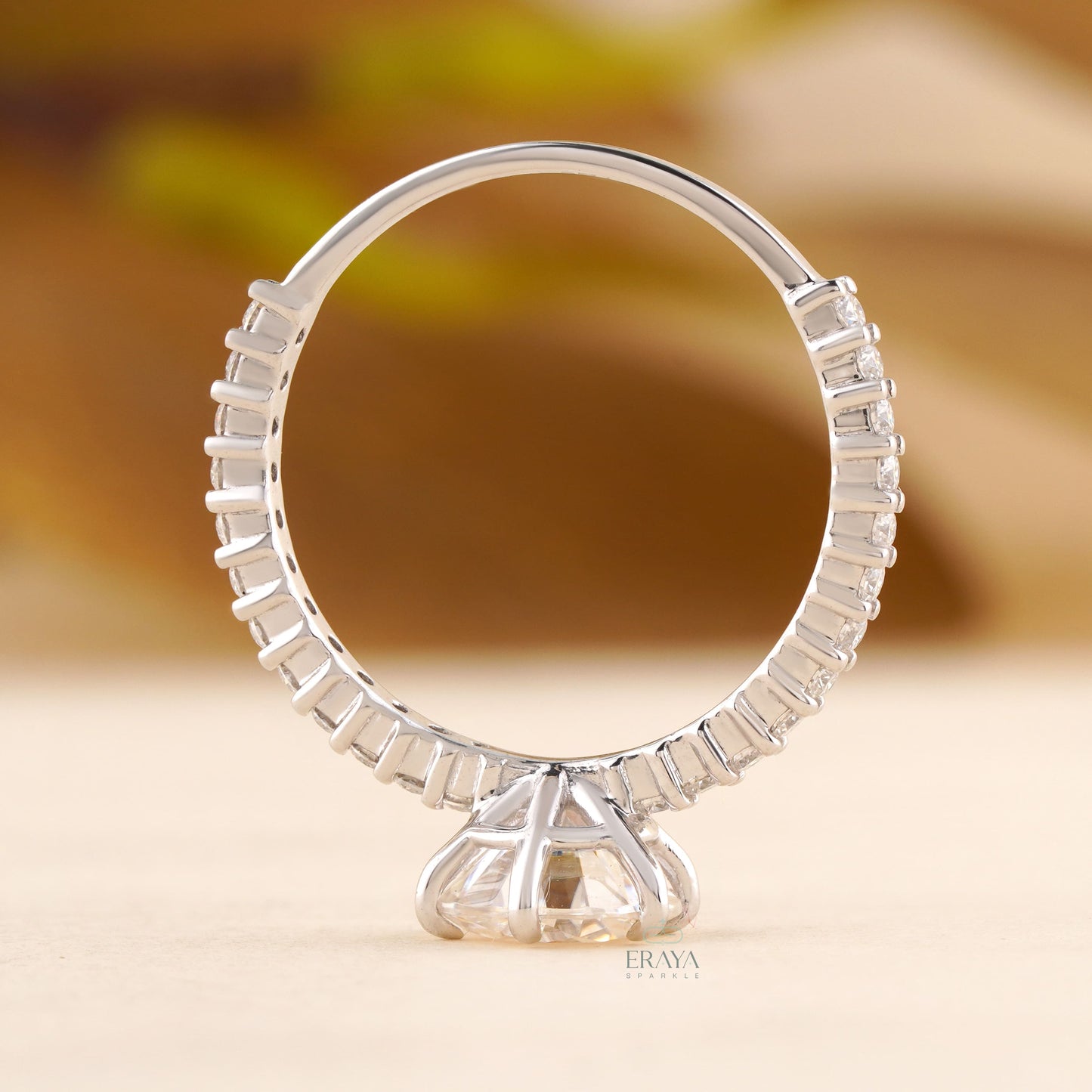 Solitaire Diamond Ring – 1.29 CT Round Lab Diamond - Ring