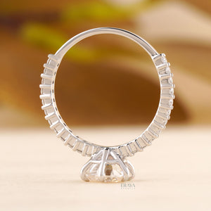 Solitaire Diamond Ring – 1.29 CT Round Lab Diamond - Ring