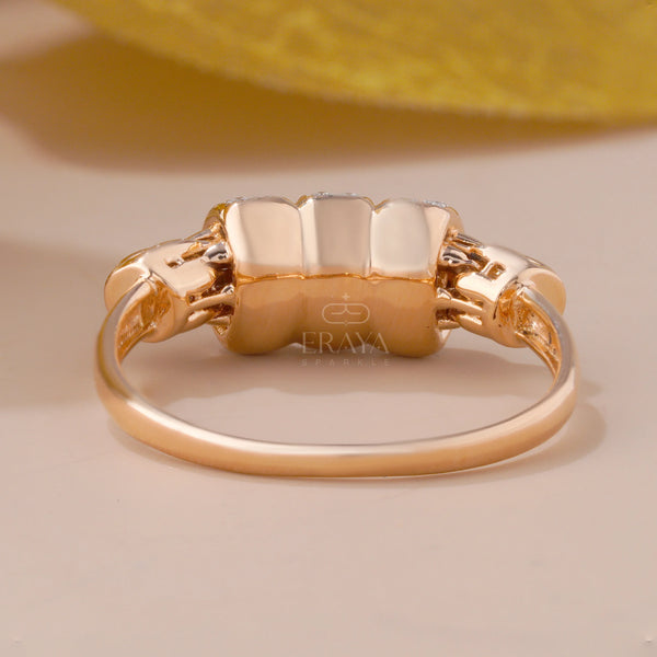 Modern Statement Band – Lab Grown Diamond Ring - Ring
