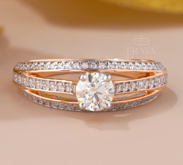 Rose Gold Bridal Ring –Engagement Ring Gold - Ring