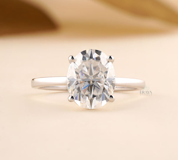 Oval Engagement Rings – 1.29 CT Lab Diamond - Ring