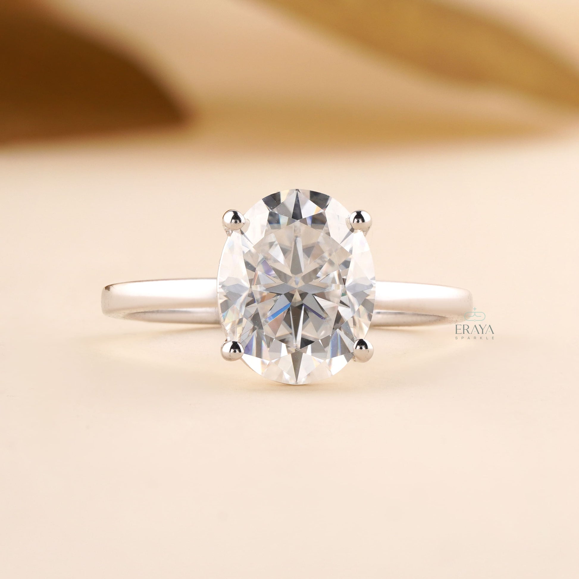 Oval Engagement Rings – 1.29 CT Lab Diamond - Ring