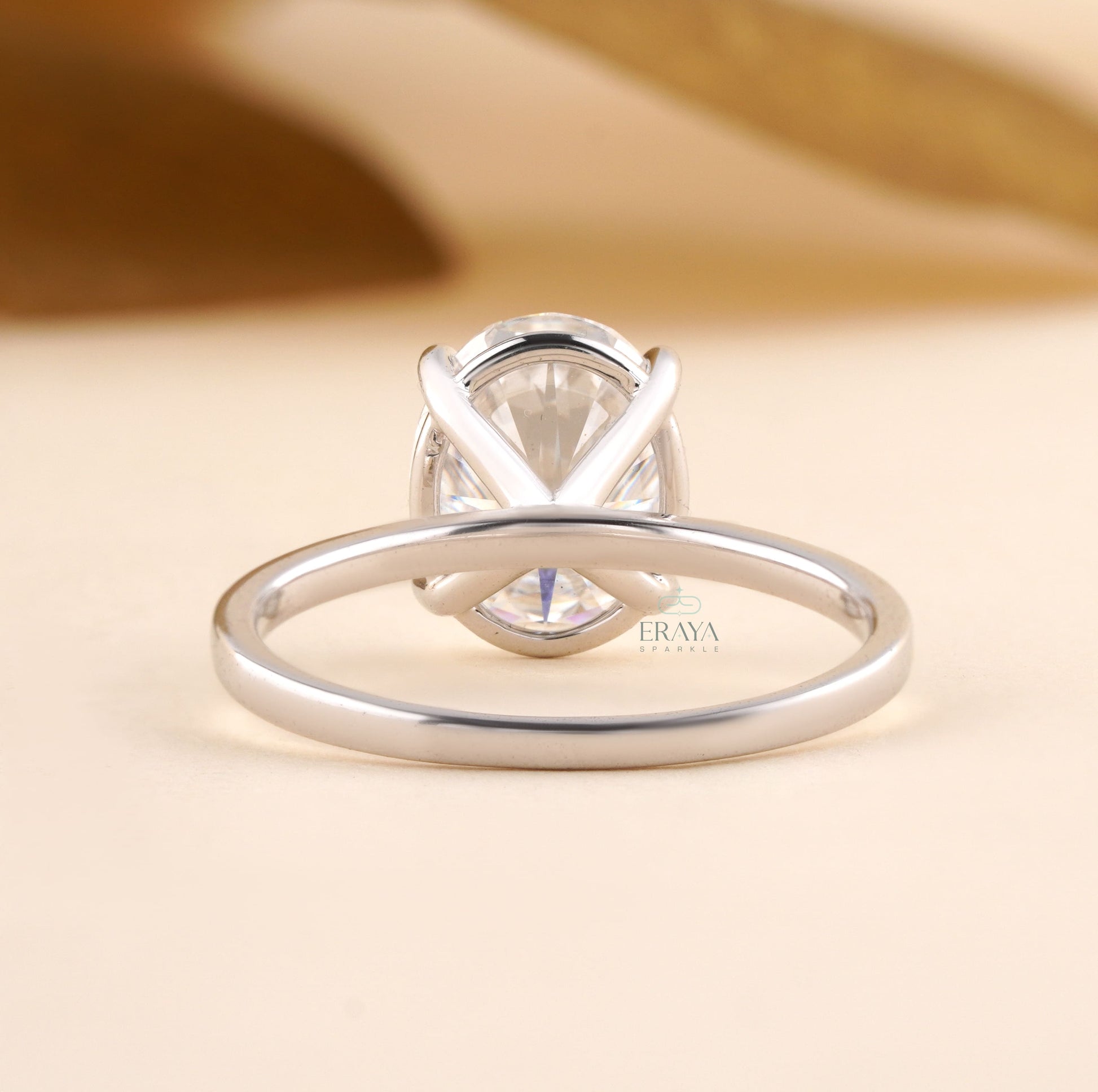 Oval Engagement Rings – 1.29 CT Lab Diamond - Ring